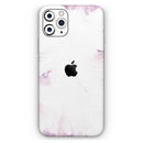Marbleized Swirling Pink Border v5 - Protective Skin Wrap & Decal – Compatible with iPhone SE to iPhone 17 Pro Max (All Models)