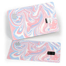 Marbleized Swirling Pink and Blue - Premium Protective Decal Skin-Kit for the Apple Credit Card