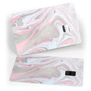Marbleized Swirling Pink and Gray - Premium Protective Decal Skin-Kit for the Apple Credit Card