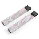 Marbleized Swirling Pink and Gray - Premium Decal Protective Skin-Wrap Sticker compatible with the Juul Labs vaping device