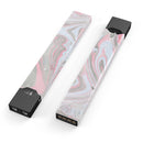 Marbleized Swirling Pink and Gray - Premium Decal Protective Skin-Wrap Sticker compatible with the Juul Labs vaping device