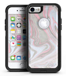 Marbleized Swirling Pink and Gray - iPhone 7 or 8 OtterBox Case & Skin Kits