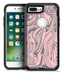Marbleized Swirling Pink and Gray v3 - iPhone 7 Plus/8 Plus OtterBox Case & Skin Kits