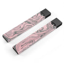 Marbleized Swirling Pink and Gray v3 - Premium Decal Protective Skin-Wrap Sticker compatible with the Juul Labs vaping device