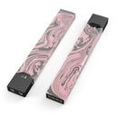 Marbleized Swirling Pink and Gray v3 - Premium Decal Protective Skin-Wrap Sticker compatible with the Juul Labs vaping device