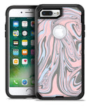 Marbleized Swirling Pink and Gray v4 - iPhone 7 Plus/8 Plus OtterBox Case & Skin Kits
