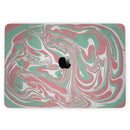 MacBook Pro with Touch Bar Skin Kit - Marbleized_Swirling_Pink_and_Green-MacBook_13_Touch_V3.jpg?