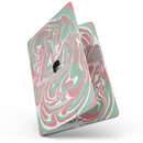 MacBook Pro with Touch Bar Skin Kit - Marbleized_Swirling_Pink_and_Green-MacBook_13_Touch_V7.jpg?