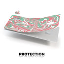 Marbleized Swirling Pink and Green - Premium Protective Decal Skin-Kit for the Apple Credit Card