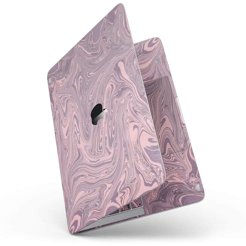 MacBook Pro with Touch Bar Skin Kit - Marbleized_Swirling_Pink_and_Purple-MacBook_13_Touch_V7.jpg?