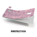 Marbleized Swirling Pink and Purple - Premium Protective Decal Skin-Kit for the Apple Credit Card