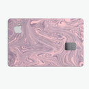 Marbleized Swirling Pink and Purple - Premium Protective Decal Skin-Kit for the Apple Credit Card