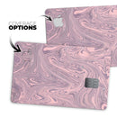 Marbleized Swirling Pink and Purple - Premium Protective Decal Skin-Kit for the Apple Credit Card