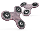 Marbleized Swirling Pink and Purple Full-Body Fidget Spinner Skin-Kit