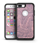 Marbleized Swirling Pink and Purple - iPhone 7 or 7 Plus Commuter Case Skin Kit