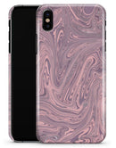 Marbleized Swirling Pink and Purple - iPhone X Clipit Case