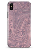 Marbleized Swirling Pink and Purple - iPhone X Clipit Case