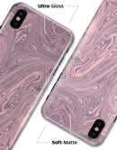 Marbleized Swirling Pink and Purple - iPhone X Clipit Case