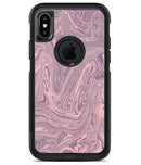 Marbleized Swirling Pink and Purple - iPhone X OtterBox Case & Skin Kits