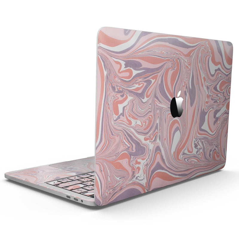 MacBook Pro with Touch Bar Skin Kit - Marbleized_Swirling_Pink_and_Purple_v3-MacBook_13_Touch_V9.jpg?