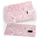 Marbleized Swirling Pink and Purple v3 - Premium Protective Decal Skin-Kit for the Apple Credit Card
