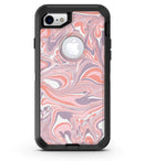 Marbleized Swirling Pink and Purple v3 - iPhone 7 or 8 OtterBox Case & Skin Kits