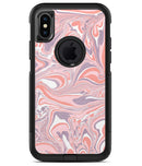 Marbleized Swirling Pink and Purple v3 - iPhone X OtterBox Case & Skin Kits