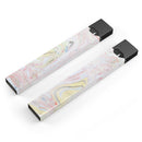 Marbleized Swirling Pink and Yellow v3 - Premium Decal Protective Skin-Wrap Sticker compatible with the Juul Labs vaping device