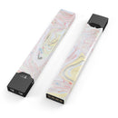 Marbleized Swirling Pink and Yellow v3 - Premium Decal Protective Skin-Wrap Sticker compatible with the Juul Labs vaping device