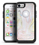 Marbleized Swirling Pink and Yellow v3 - iPhone 7 or 8 OtterBox Case & Skin Kits