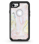 Marbleized Swirling Pink and Yellow v3 - iPhone 7 or 8 OtterBox Case & Skin Kits