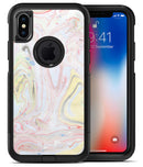 Marbleized Swirling Pink and Yellow v3 - iPhone X OtterBox Case & Skin Kits