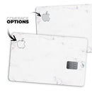 Marbleized Swirling Pinks Border - Premium Protective Decal Skin-Kit for the Apple Credit Card