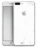 Marbleized Swirling Pinks Border - Skin-kit for the iPhone 8 or 8 Plus