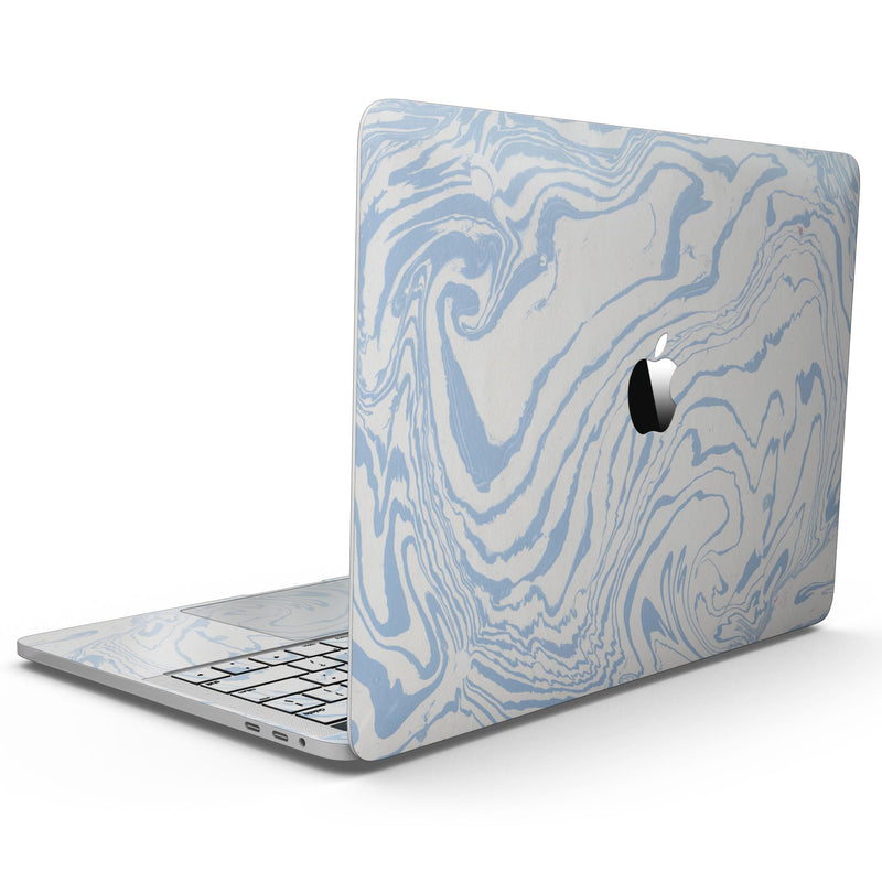 MacBook Pro with Touch Bar Skin Kit - Marbleized_Swirling_Soft_Blue-MacBook_13_Touch_V9.jpg?