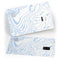 Marbleized Swirling Soft Blue - Premium Protective Decal Skin-Kit for the Apple Credit Card