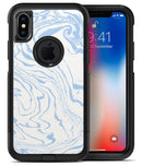 Marbleized Swirling Soft Blue - iPhone X OtterBox Case & Skin Kits