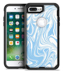 Marbleized Swirling Soft Blue v91 - iPhone 7 Plus/8 Plus OtterBox Case & Skin Kits