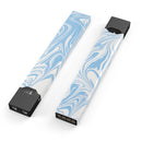 Marbleized Swirling Soft Blue v91 - Premium Decal Protective Skin-Wrap Sticker compatible with the Juul Labs vaping device