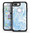 Marbleized Swirling Soft Blue v91 - iPhone 7 Plus/8 Plus OtterBox Case & Skin Kits