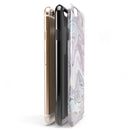 Marbleized Swirling Soft Purple iPhone 6/6s or 6/6s Plus 2-Piece Hybrid INK-Fuzed Case