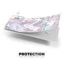 Marbleized Swirling Soft Purple - Premium Protective Decal Skin-Kit for the Apple Credit Card