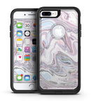 Marbleized Swirling Soft Purple - iPhone 7 or 7 Plus Commuter Case Skin Kit