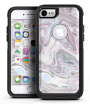 Marbleized Swirling Soft Purple - iPhone 7 or 7 Plus Commuter Case Skin Kit
