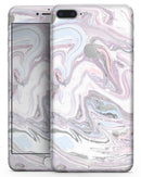 Marbleized Swirling Soft Purple - Skin-kit for the iPhone 8 or 8 Plus