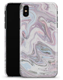 Marbleized Swirling Soft Purple - iPhone X Clipit Case