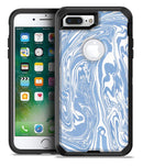 Marbleized Swirling Subtle Blue - iPhone 7 Plus/8 Plus OtterBox Case & Skin Kits