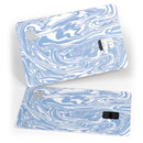 Marbleized Swirling Subtle Blue - Premium Protective Decal Skin-Kit for the Apple Credit Card