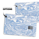 Marbleized Swirling Subtle Blue - Premium Protective Decal Skin-Kit for the Apple Credit Card