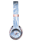 Marbleized Swirling Subtle Blue Full-Body Skin Kit for the Beats by Dre Solo 3 Wireless Headphones